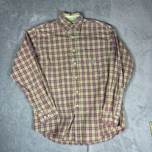 Cinch Western Shirt Mens Small S Plaid Button Down Long Sleeve
